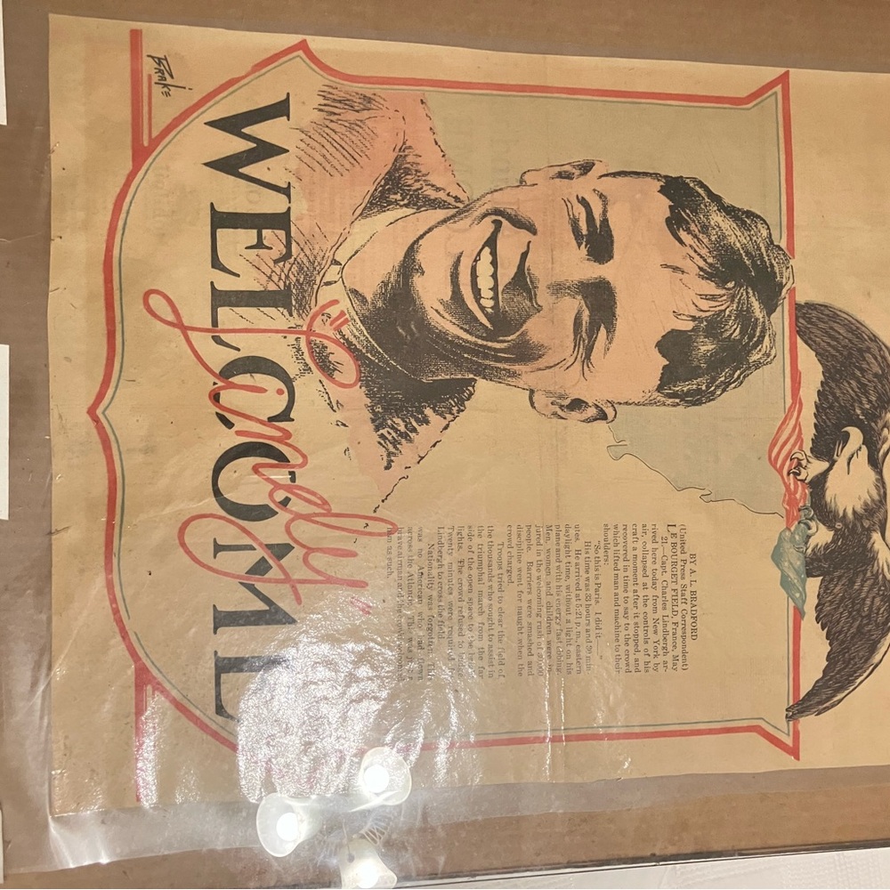 Cream and Red Art Poster with Vintage Charm